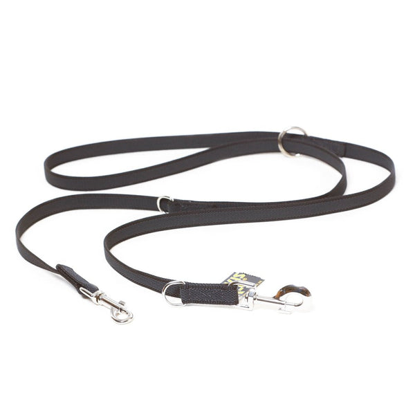 7.2 Foot / 2.2 Meter Double Clasp - Adjustable Length - Super Grip Leash - JULIUSK9® CANADA