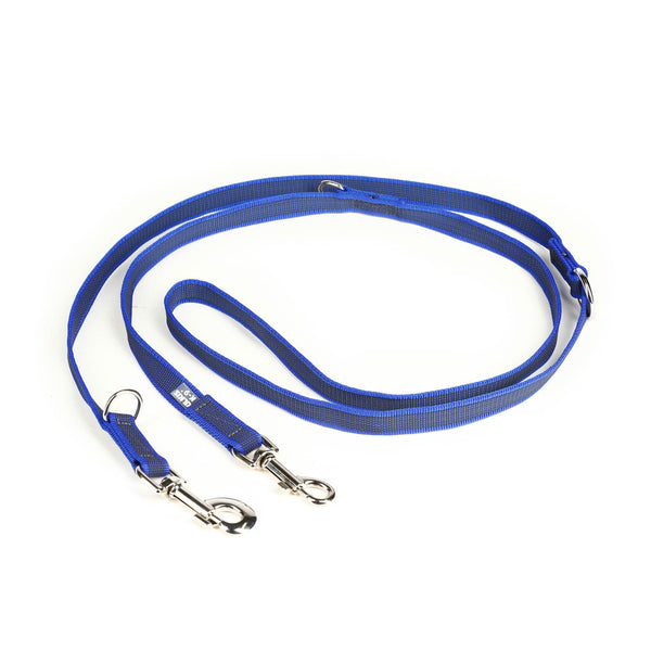 7.2 Foot / 2.2 Meter Double Clasp - Adjustable Length - Super Grip Leash - JULIUSK9® CANADA