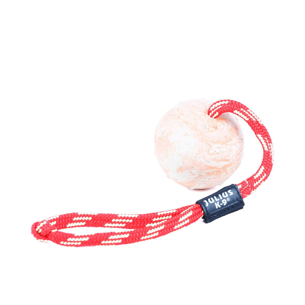 IDC® Natural rubber ball with string + Handle - JULIUSK9® CANADA
