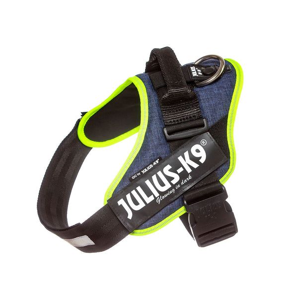 IDC® Powerharness - Denim with Neon Edge - JULIUSK9® CANADA