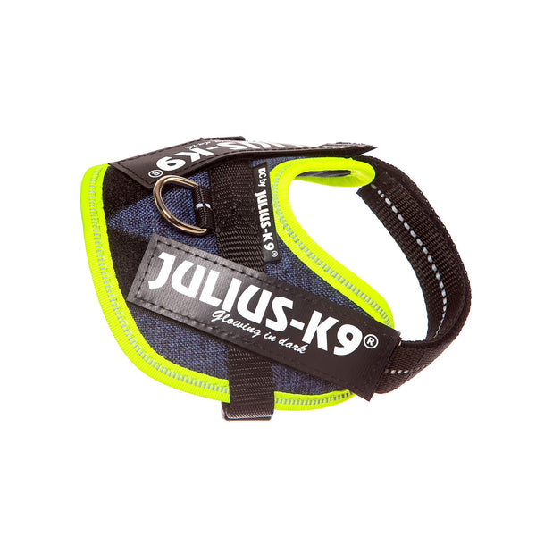 IDC® Powerharness - Denim with Neon Edge - JULIUSK9® CANADA