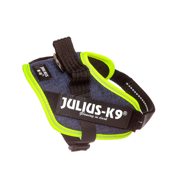 IDC® Powerharness - Denim with Neon Edge - JULIUSK9® CANADA