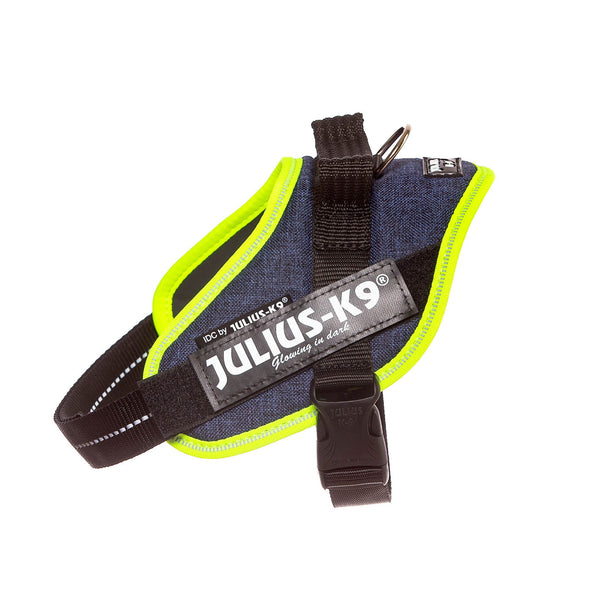 IDC® Powerharness - Denim with Neon Edge - JULIUSK9® CANADA