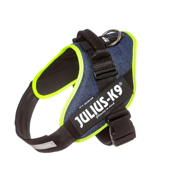 IDC® Powerharness - Denim with Neon Edge - JULIUSK9® CANADA