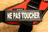 "Ne Pas Toucher" Large Harness Labels - Set of 2 Labels / patches - JULIUSK9® CANADA