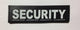 "Security" Large Harness Labels - Set of 2 Labels / patches