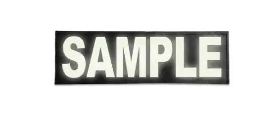 1 x Pair of Custom Labels for your Dog Harness - JULIUSK9® CANADA