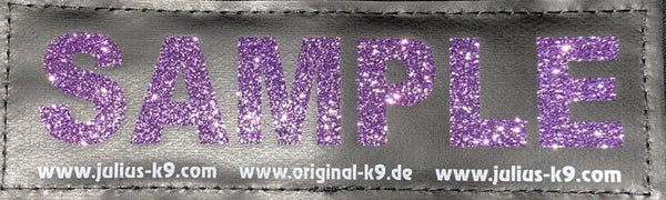 1 x Pair of Custom Labels for your Dog Harness - JULIUSK9® CANADA