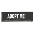 "Adopt Me" Large / Small Harness Labels - Set of 2 Labels / patches - JULIUSK9® CANADA