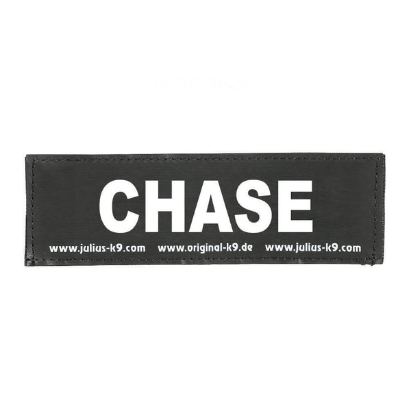 "Chase" Large / Small Harness Labels - Set of 2 Labels / patches - JULIUSK9® CANADA