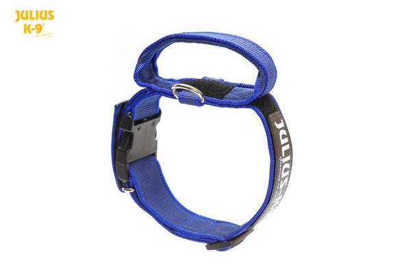 Large Collar with handle and safety lock- 50mm Thick - JULIUSK9® CANADA