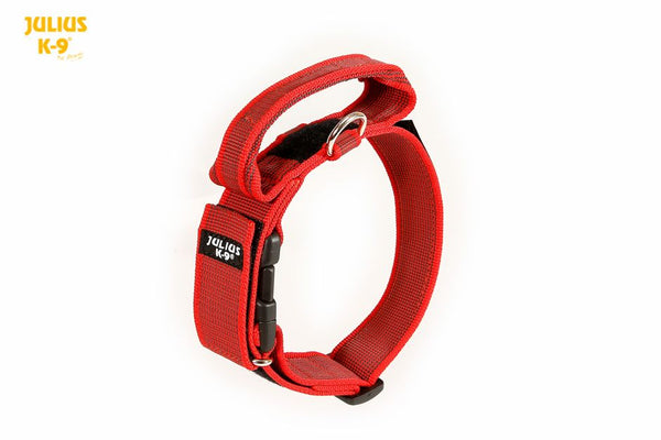 Large Collar with handle and safety lock- 50mm Thick - JULIUSK9® CANADA