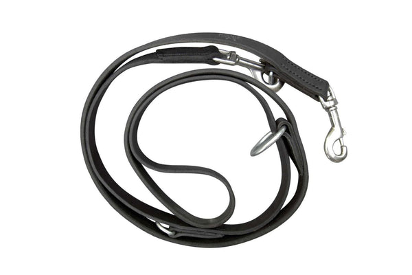 Leather Leashes Braided with Brass Carabiner - JULIUSK9® CANADA