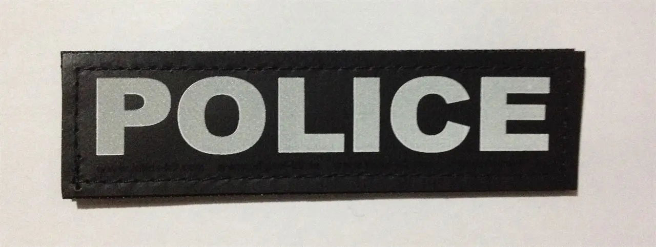 "POLICE" Large Harness Labels - Set of 2 Labels / patches - JULIUSK9® CANADA