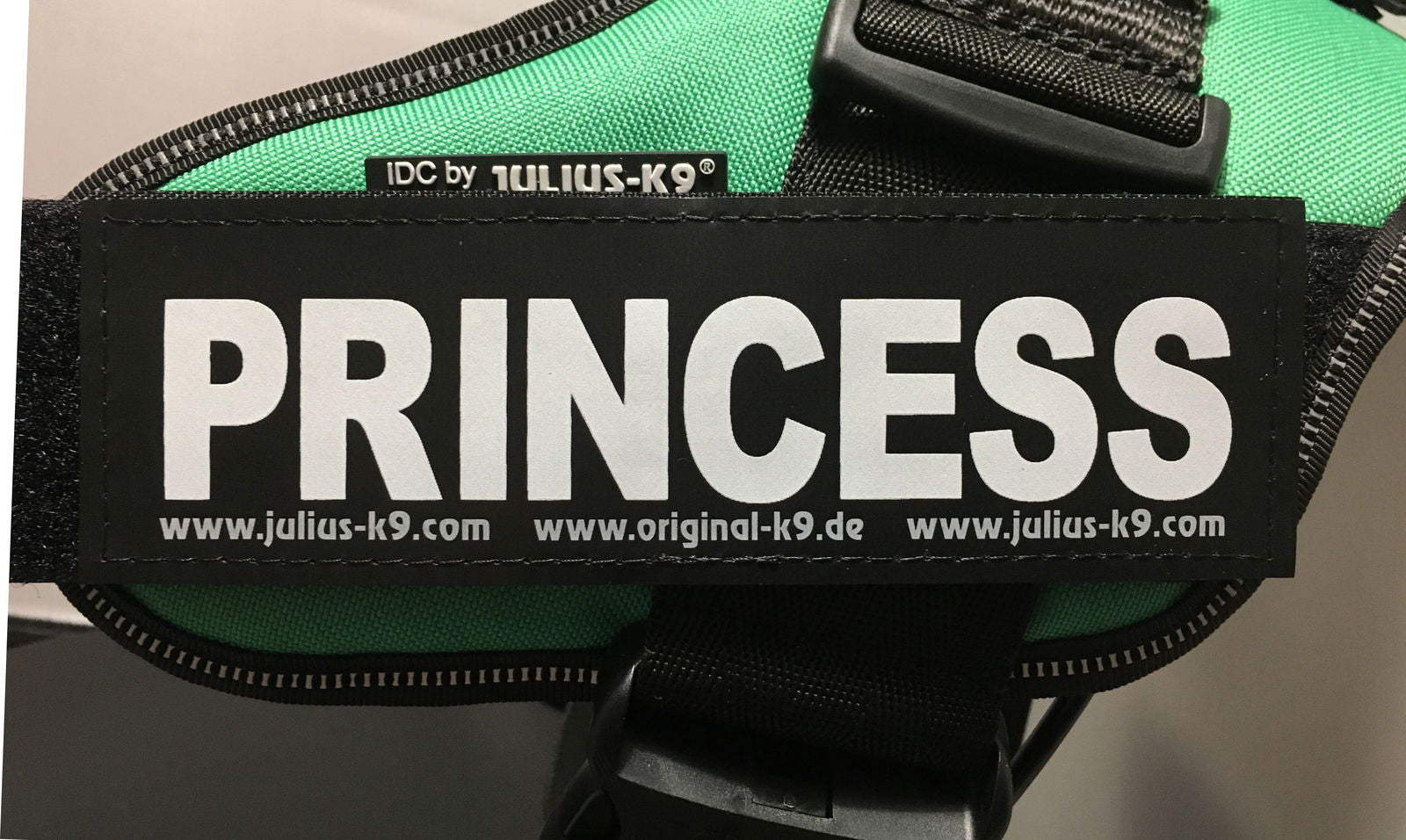 "Princess" Large / Small Harness Labels - Set of 2 Labels / patches - JULIUSK9® CANADA
