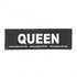 "QUEEN" Large / Small Harness Labels - Set of 2 Labels / patches - JULIUSK9® CANADA