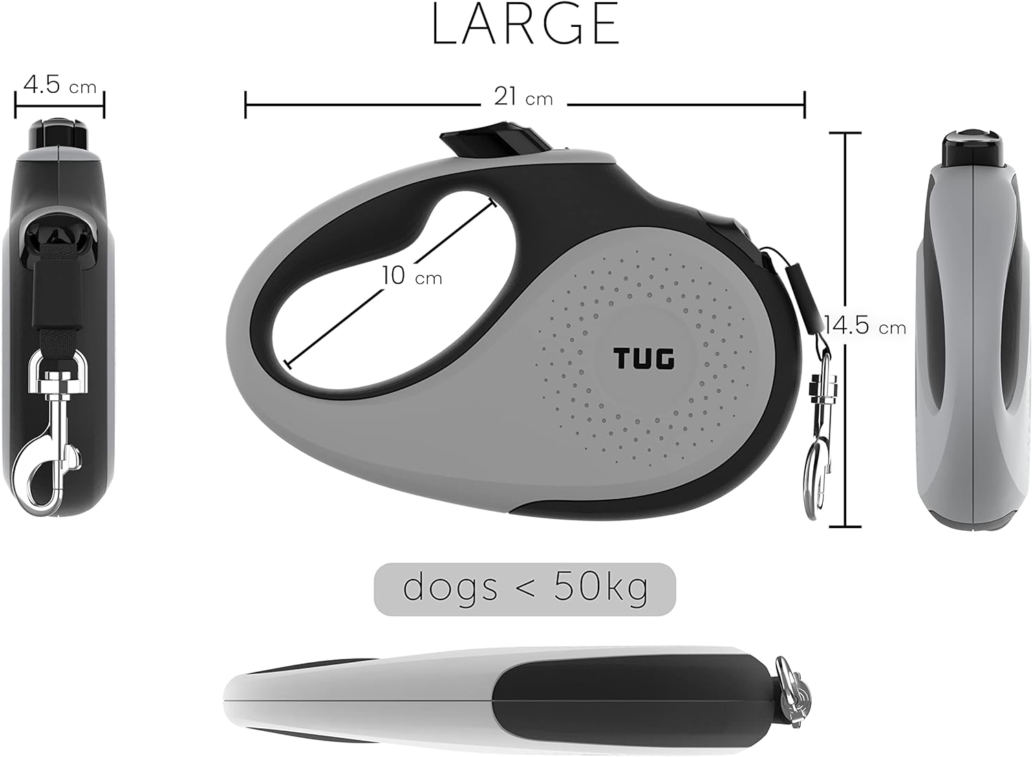 Retractable Dog Leash - 5 Meter Long - - JULIUSK9® CANADA