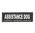 "Assistance Dog" Large / Small Harness Labels - Set of 2 Labels / patches - JULIUSK9® CANADA