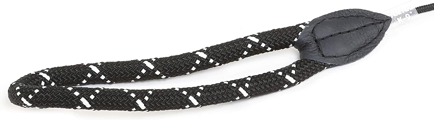 Show leash - black with rope handle 1,2 m / 4ft - JULIUSK9® CANADA
