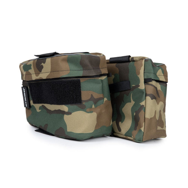 Size 0 Saddle Sidebags for IDC Powerharnesses - Camouflage - JULIUSK9® CANADA