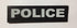 "Police" Large Harness Labels - Set of 2 Labels / patches - JULIUSK9® CANADA