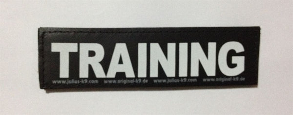 "Training" Harness Labels - Set of 2 Labels / patches - JULIUSK9® CANADA
