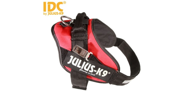 IDC® Guide dog Powerharness With Handle - Red, Size 2 - JULIUSK9® CANADA