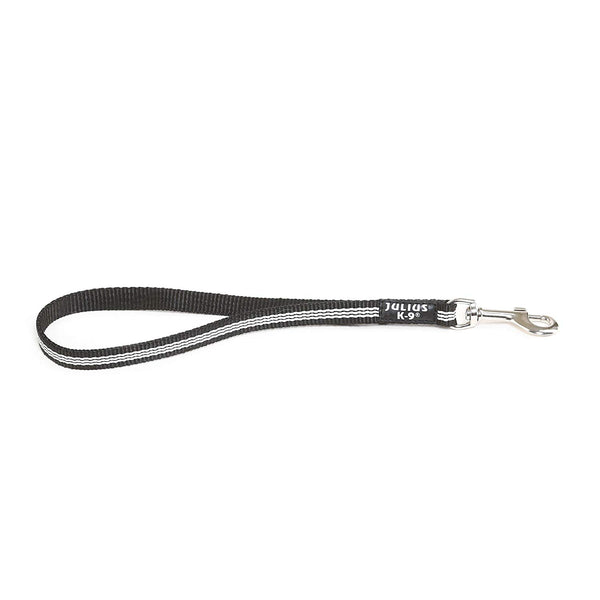 IDC® - Short Traffic Leash with Handle - Black 1.15ft / 35 cm - JULIUSK9® CANADA