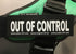 "Out of Control" Large / Small Harness Labels - Set of 2 Labels / patches