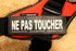 "Ne Pas Toucher" Large Harness Labels - Set of 2 Labels / patches - JULIUSK9® CANADA